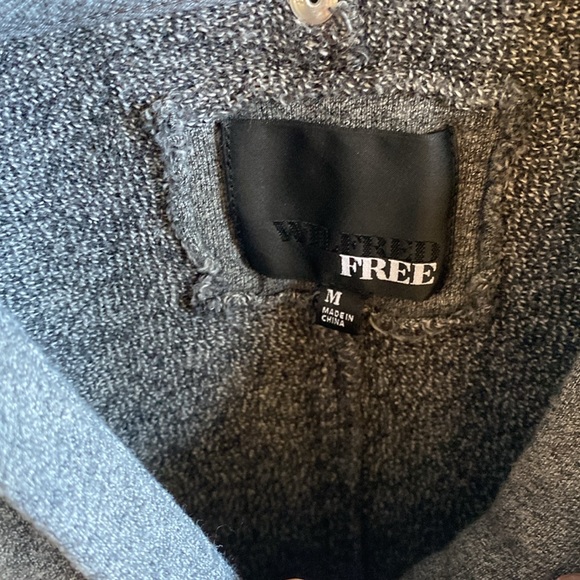 Wilfred Free Rousseau Zip Grey Cardigan Sweater - Picture 2 of 3